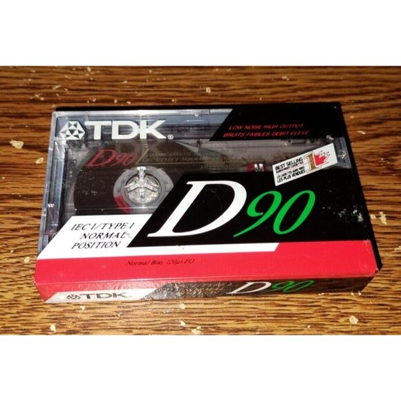 TDK Audio Cassette - D90 Cassette New in Package (unopened) - Picture 1 of 3